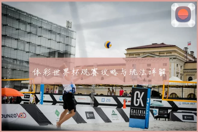 体彩世界杯观赛攻略与玩法详解