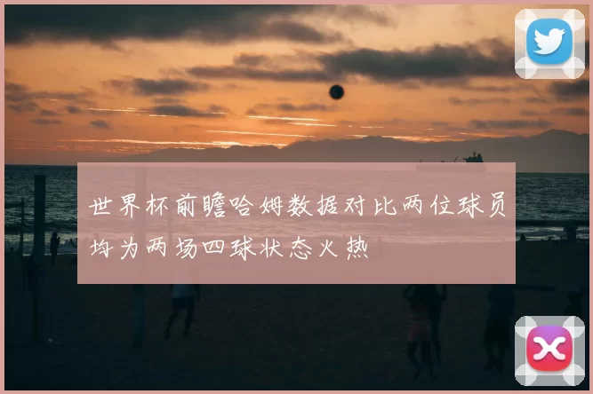 世界杯前瞻哈姆数据对比两位球员均为两场四球状态火热