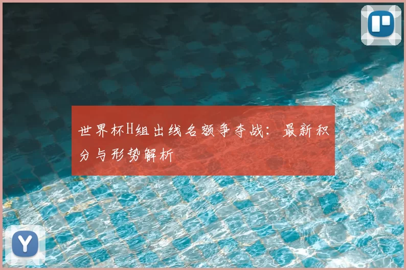 世界杯H组出线名额争夺战:最新积分与形势解析